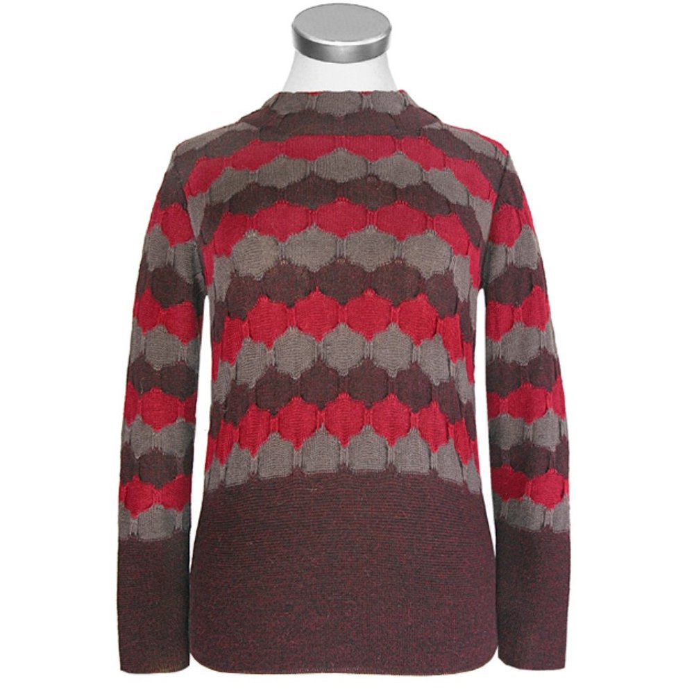 Funnel Neck Pullover. Made in Peru.